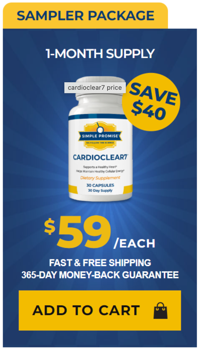 cardioclear7 price